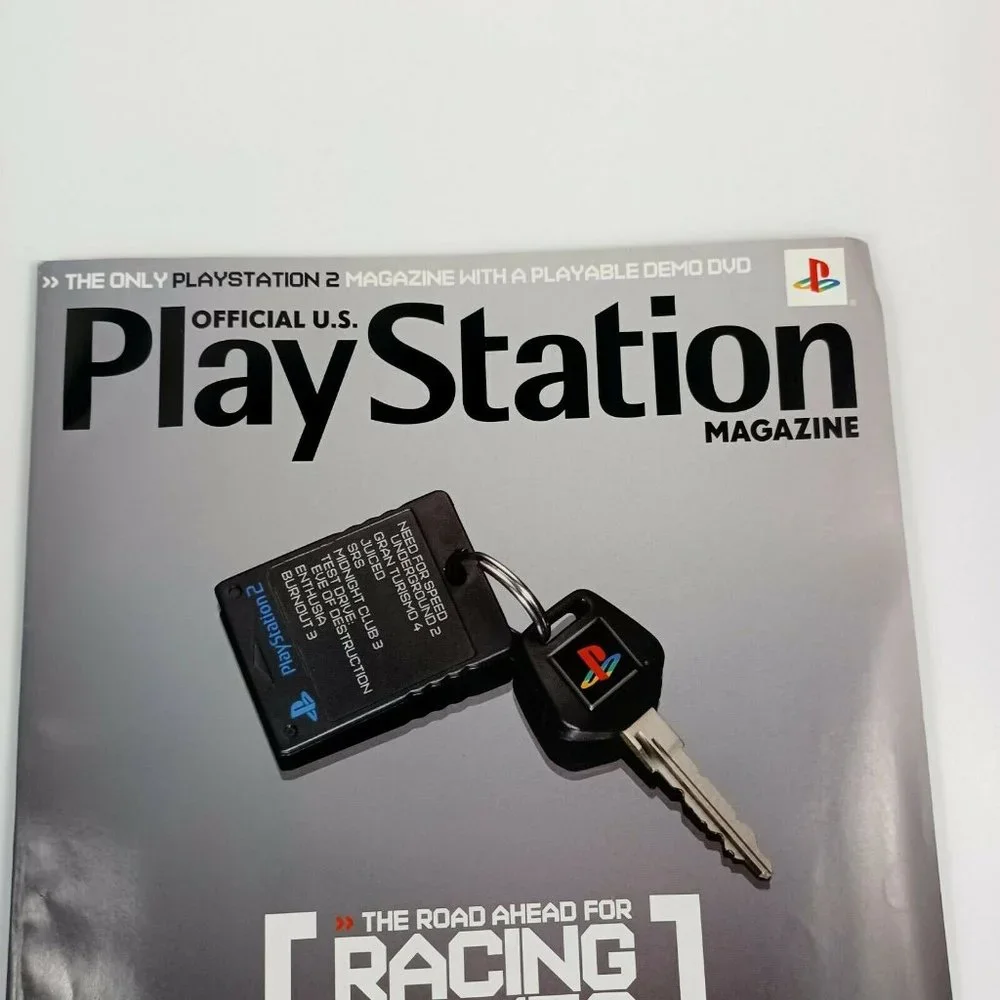 PlayStation Magazine Racing Games 04' Issue 84 INCLUDES DEMO DISC *MINOR WEAR